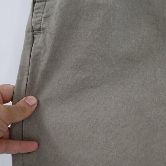 pact pants men's large drawstring flat front green 30x31 organic cotton blend - Picture 3 of 12